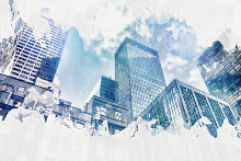 Фотообои в стиле абстракционизм Wall street URBAN Urban 9