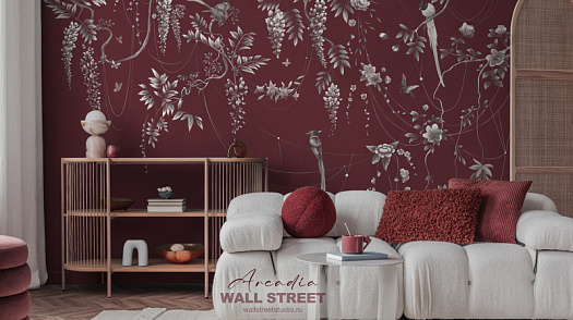 Фотообои в интерьере артикул ARCADIA 7, ARCADIA 1, Wall street