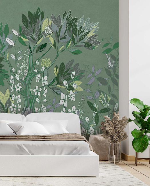 Фотообои в интерьере артикул Botanica-23: 1, BOTANICA 23, Wall street